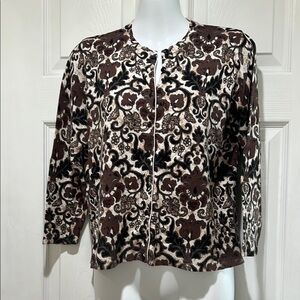 Floral Patterned Women's Jacket